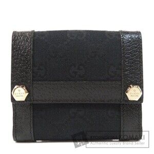 Gucci Double Hook GG Supreme Bifold Wallet Canvas